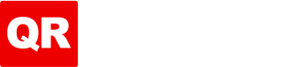 Logo qr, ofertas escrito em branco